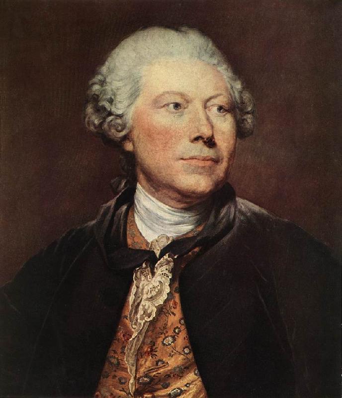 GREUZE, Jean-Baptiste Portrait of Georges Wille ge France oil painting art